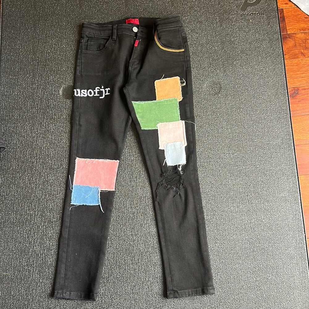Haus of JR Patchwork Jeans